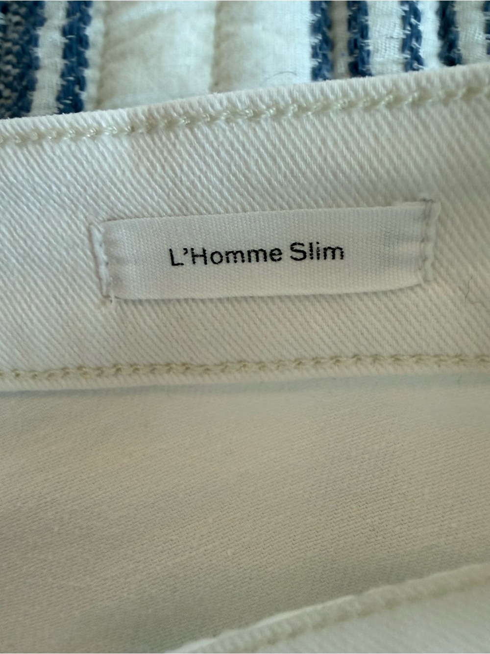 FRAME L’Homme Slim White Jeans Men’s 29 Designer Stretch Denim - Picture 3 of 8